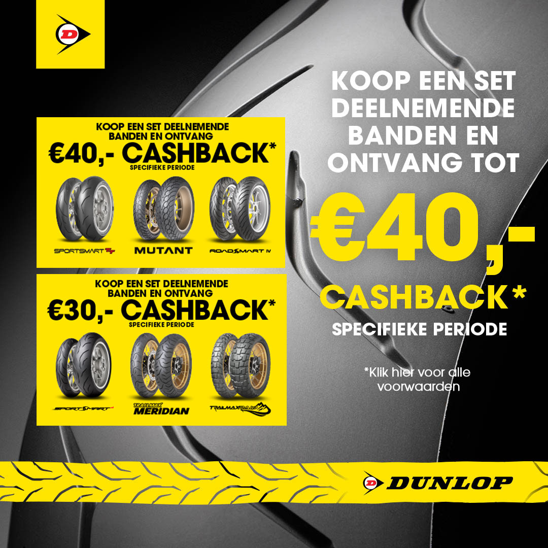 Dunlop cashback actie