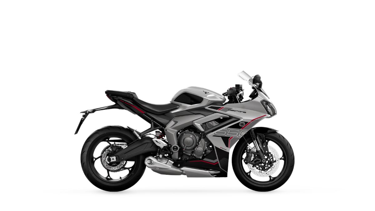 Daytona 660 Aluminium Silver / Sapphire Black